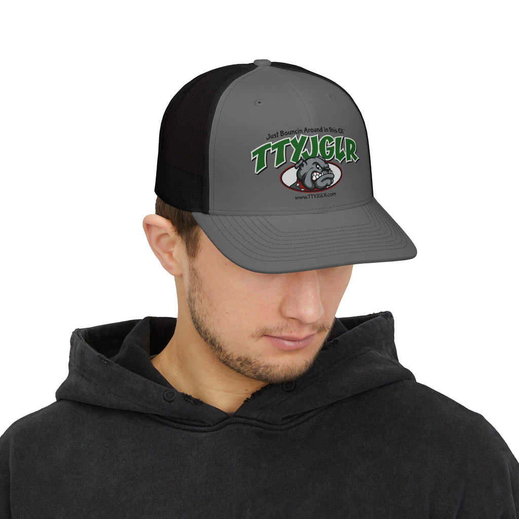 TTYJGLR Bull Dog Trucker Hat - Green