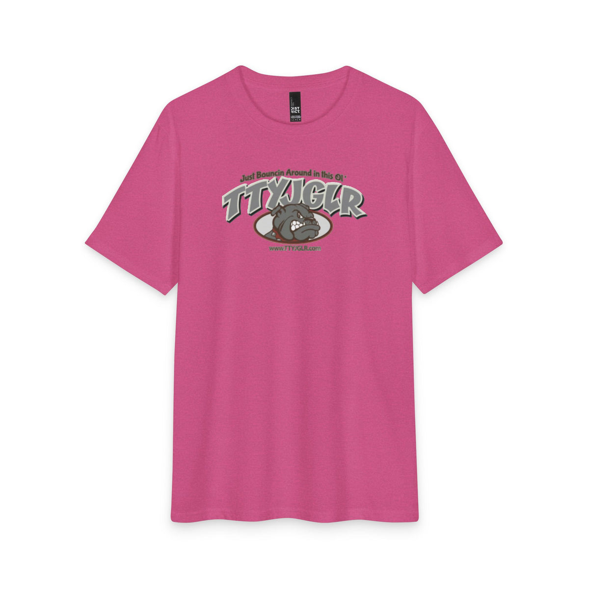 Soft Tri- Blend District T - TTYJGLR, Large Gritty Gray (unisex)