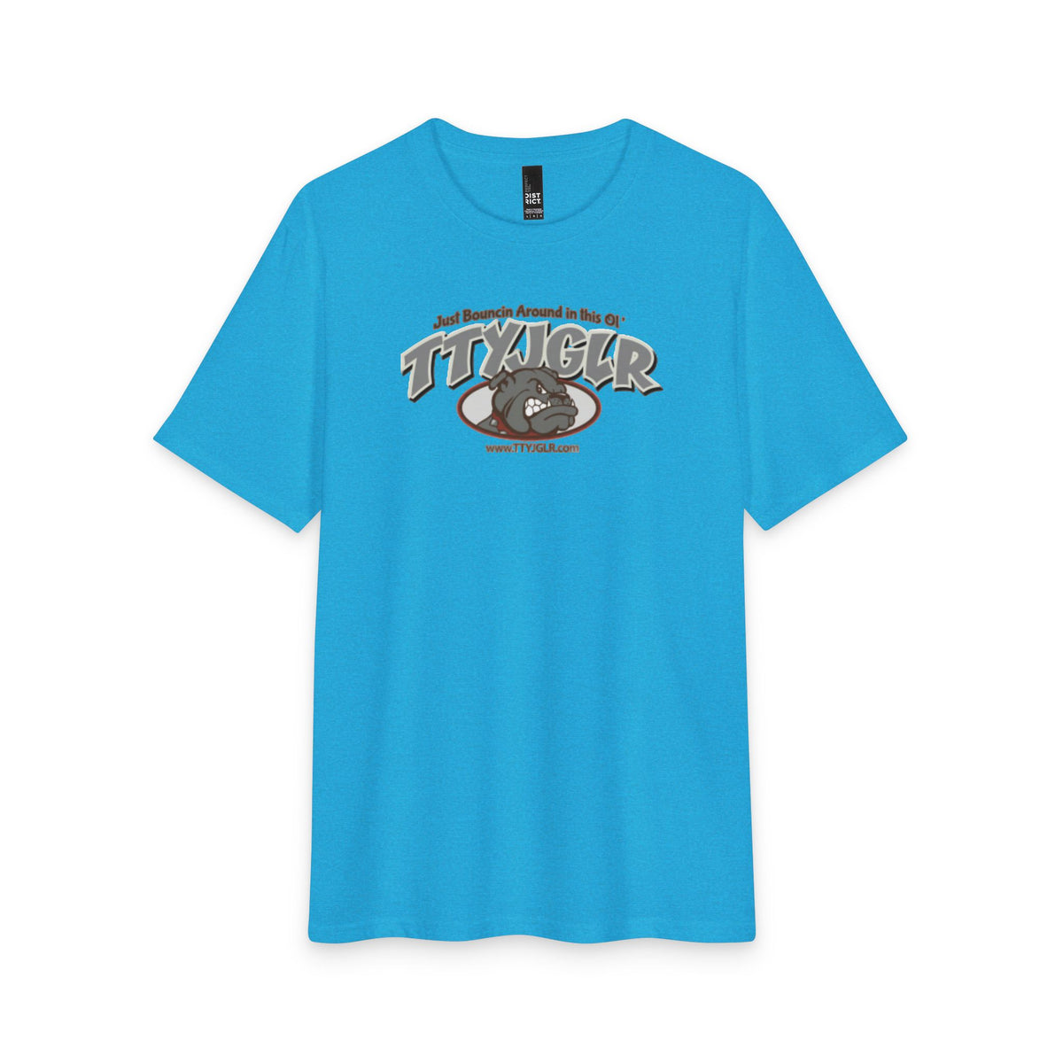 Soft Tri- Blend District T - TTYJGLR, Large Gritty Gray (unisex)