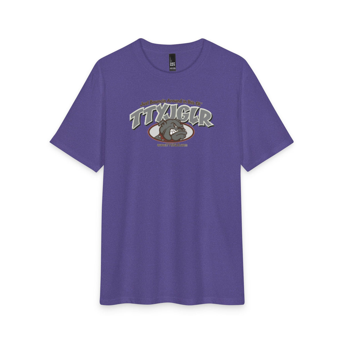 Soft Tri- Blend District T - TTYJGLR, Large Gritty Gray (unisex)
