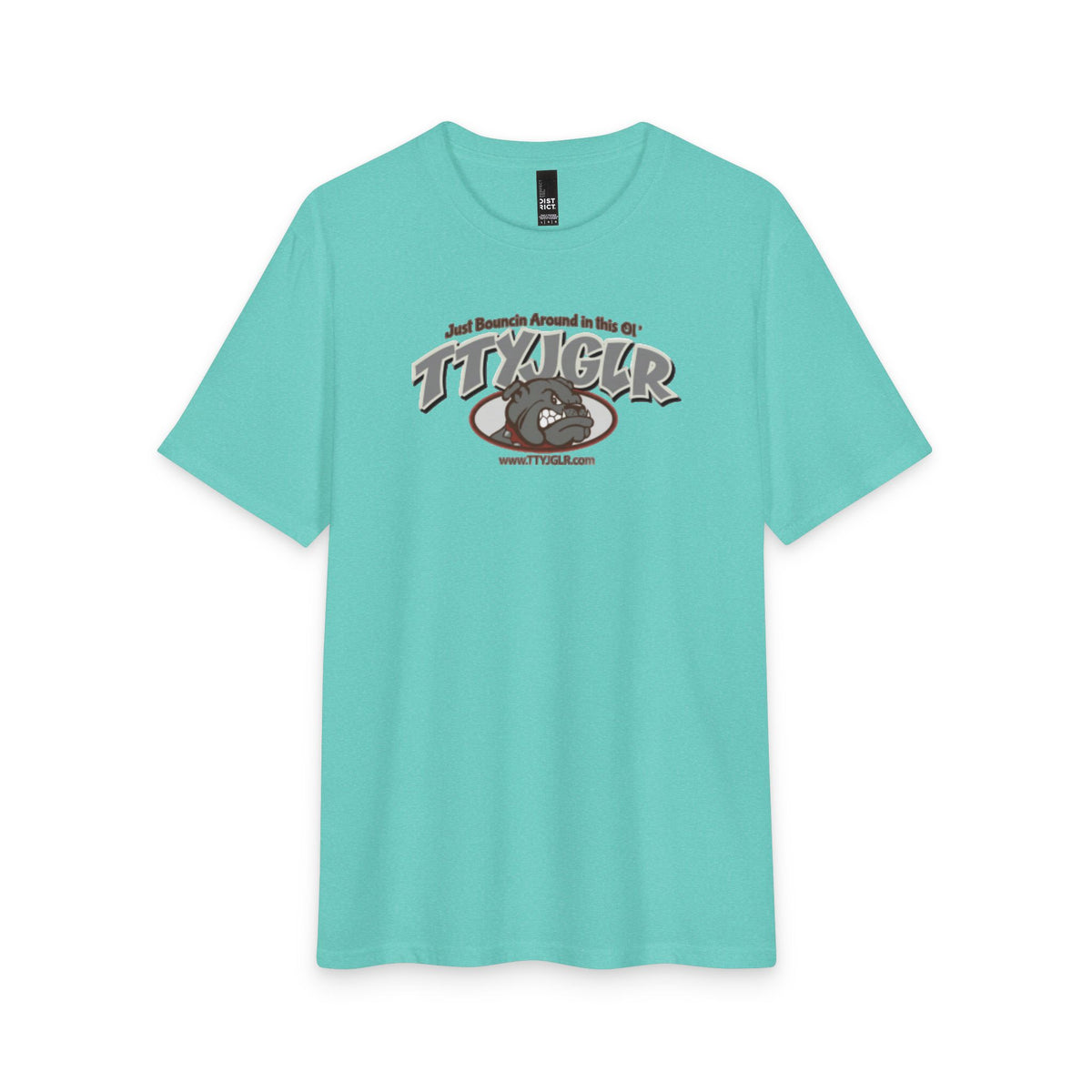 Soft Tri- Blend District T - TTYJGLR, Large Gritty Gray (unisex)